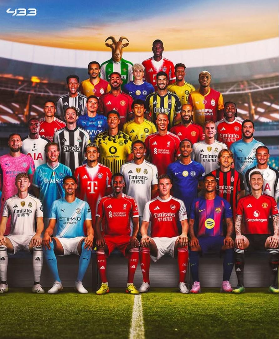 阵容堪称豪, 第二排